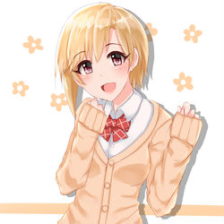 This is a pixiv picture whose title is 制服夕美ちゃん.