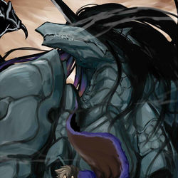 This is a pixiv picture whose title is 【PFLS】Never too late【狂乱と破壊の戦い】.