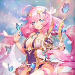 This is a pixiv picture whose title is 旋律のシア.
