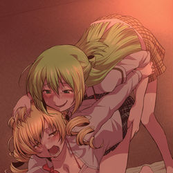 This is a pixiv picture whose title is 背徳.