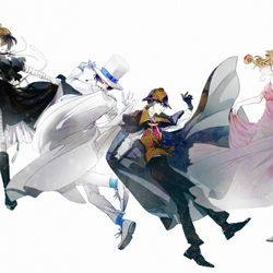 This is a pixiv picture whose title is ひらひら、くるくる.