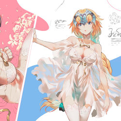 This is a pixiv picture whose title is FGO Artbook.