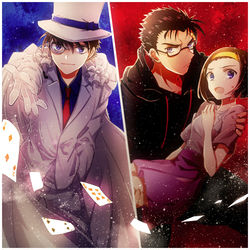 This is a pixiv picture whose title is 紺青の拳.