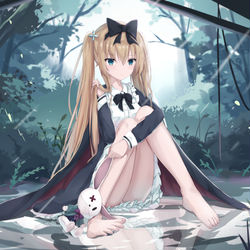 This is a pixiv picture whose title is mirror.