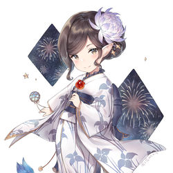 This is a pixiv picture whose title is ♬.