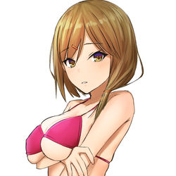 This is a pixiv picture whose title is 水着だよ.