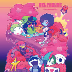 This is a pixiv picture whose title is 【Deltarune】Scarlet Forest.