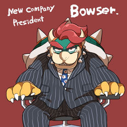 This is a pixiv picture whose title is 新社長.