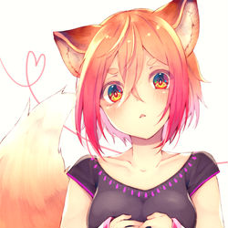 This is a pixiv picture whose title is 狐.