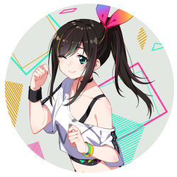 This is a pixiv picture whose title is キズナアイ.