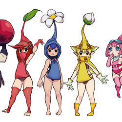 This is a pixiv picture whose title is ぴっくみー🥕擬人化.