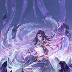 This is a pixiv picture whose title is 云无月.