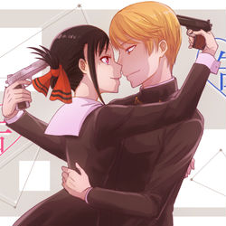 This is a pixiv picture whose title is 恋愛は戦！.