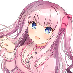 This is a pixiv picture whose title is 🐱🎀.