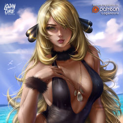 This is a pixiv picture whose title is Cynthia.