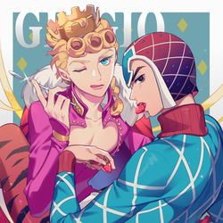 This is a pixiv picture whose title is ジョルノ誕生祭🌹.