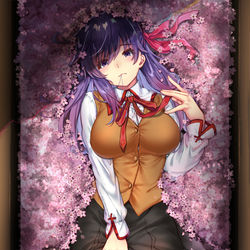 This is a pixiv picture whose title is 桜.