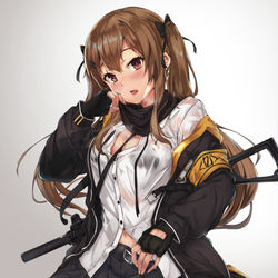 This is a pixiv picture whose title is UMP9ちゃん.