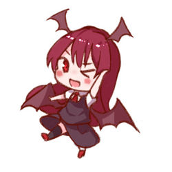 This is a pixiv picture whose title is SD紅魔郷.