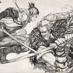 This is a pixiv picture whose title is 还是阿狼。.