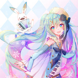 This is a pixiv picture whose title is ✨2020雪ミク✨ Original Ver..