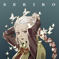 This is a pixiv picture whose title is sekiro.