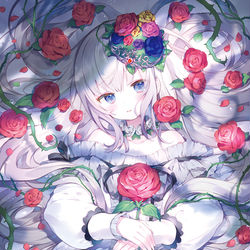 This is a pixiv picture whose title is いばら姫.