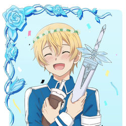 This is a pixiv picture whose title is ユージオ誕生日おめでとう！.