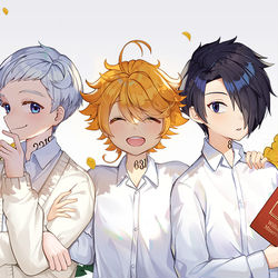 This is a pixiv picture whose title is 約束のネバーランド.