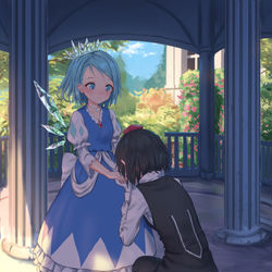 This is a pixiv picture whose title is 主従.