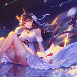 This is a pixiv picture whose title is 愛宕.