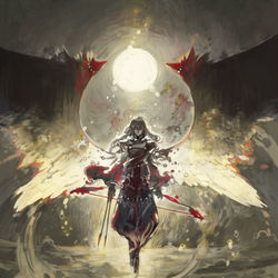 This is a pixiv picture whose title is 魔空王アーラ.