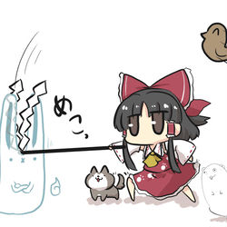 This is a pixiv picture whose title is 東方鬼形獣.