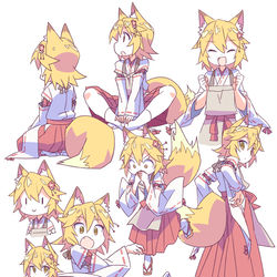 This is a pixiv picture whose title is 仙狐さん.