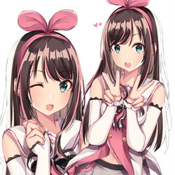 This is a pixiv picture whose title is キズナアイ.