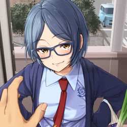 This is a pixiv picture whose title is 「お加減いかが？プロデューサーさん？」.