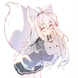 This is a pixiv picture whose title is もふもふミュリン.