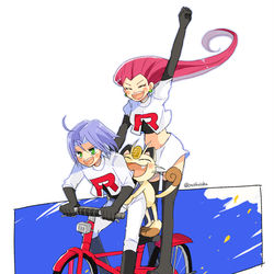 This is a pixiv picture whose title is ロケット団⑧.