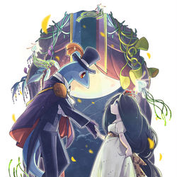 This is a pixiv picture whose title is 【PFLS】夜と共に【謳華祭】.