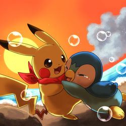This is a pixiv picture whose title is ポケダン空10周年おめでとううううおおおおおん.