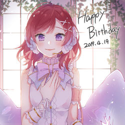 This is a pixiv picture whose title is 真姫ちゃん&曜ちゃんお誕生日おめでとう～～！！.