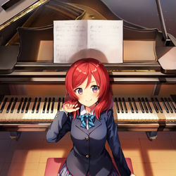 This is a pixiv picture whose title is 真姫誕2019.