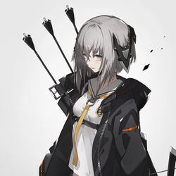 This is a pixiv picture whose title is figma【重兵装型女子高生・陸】.
