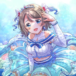 This is a pixiv picture whose title is 曜ちゃんお誕生日.