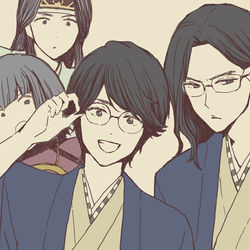 This is a pixiv picture whose title is 高杉くんと細杉くん.