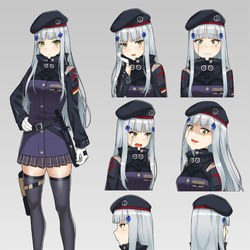 This is a pixiv picture whose title is HK416.
