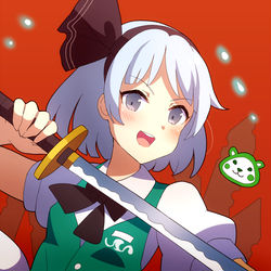 This is a pixiv picture whose title is 東方鬼形獣.