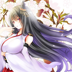 This is a pixiv picture whose title is さくら扶桑姉さま.