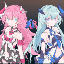 This is a pixiv picture whose title is 伏特加女孩.