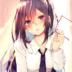 This is a pixiv picture whose title is 「遊ぶ？」.
